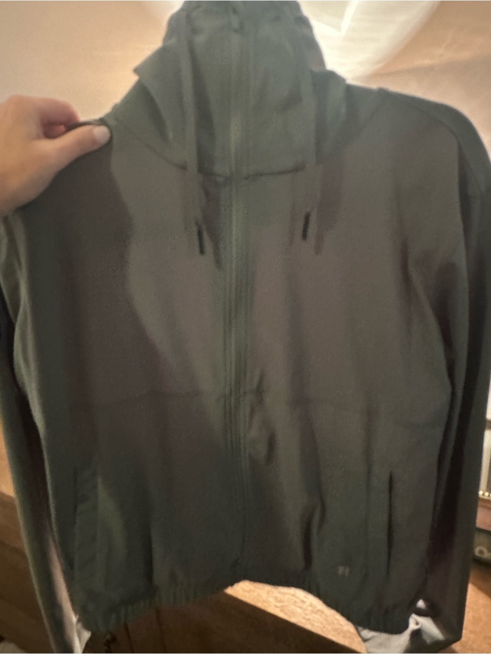 Sweaty Betty green zip up. Lightweight - BOG SALE
